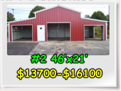 #2 46’x21’ $13700-$16100