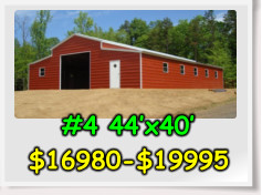 #4 44’x40’ $16980-$19995