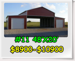 #11 48’X20’ $8900-$10900