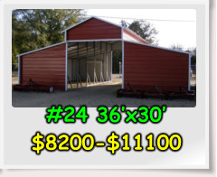 #24 36’x30’ $8200-$11100