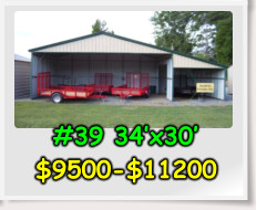 #39 34’x30’ $9500-$11200