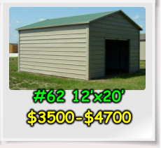 #62 12’x20’ $3500-$4700