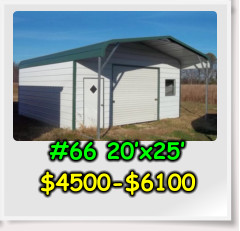 #66 20’x25’ $4500-$6100