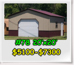 #78 20’x20’ $5100-$7300