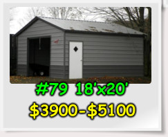 #79 18’x20’ $3900-$5100